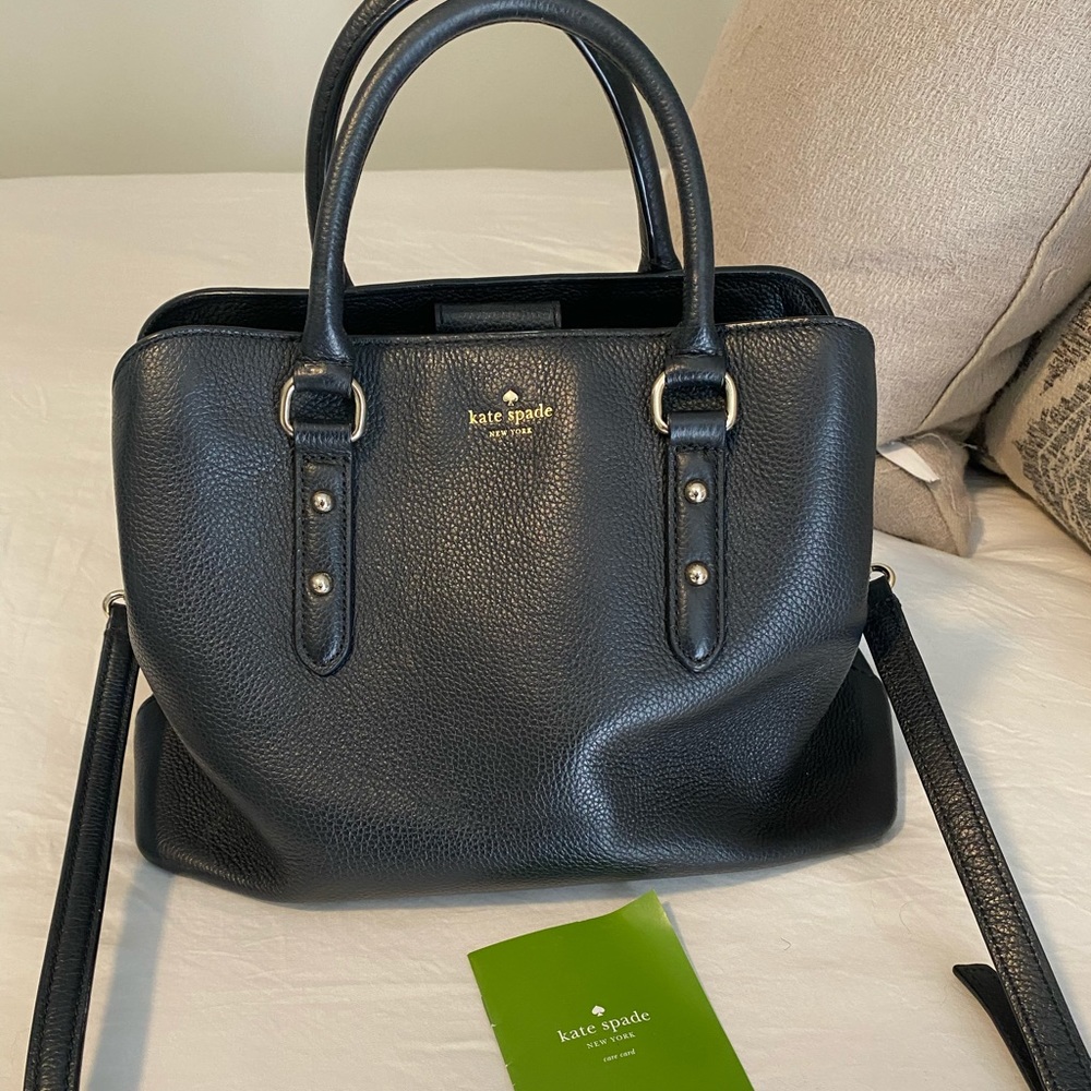 Kate spade satchel bag - Black Leather